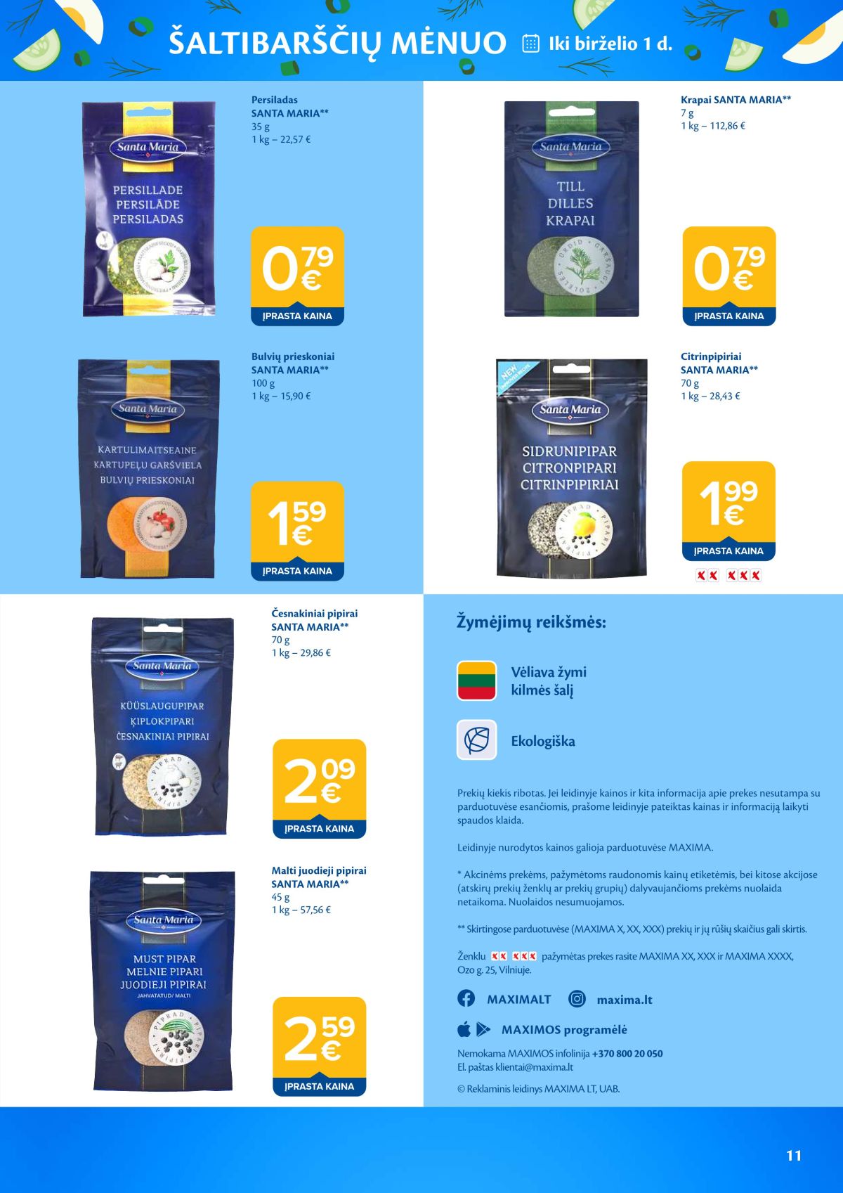 MAXIMA - ŠALTIBARŠČIŲ MĖNUO (2026 04 21 - 2026 06 01) | 6