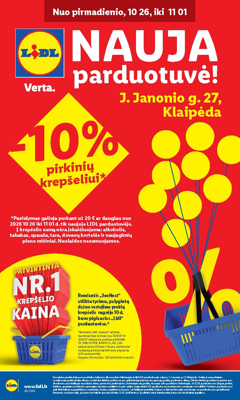 Nauja parduotuvė! (2026-10-26 - 2026-11-01) | 1