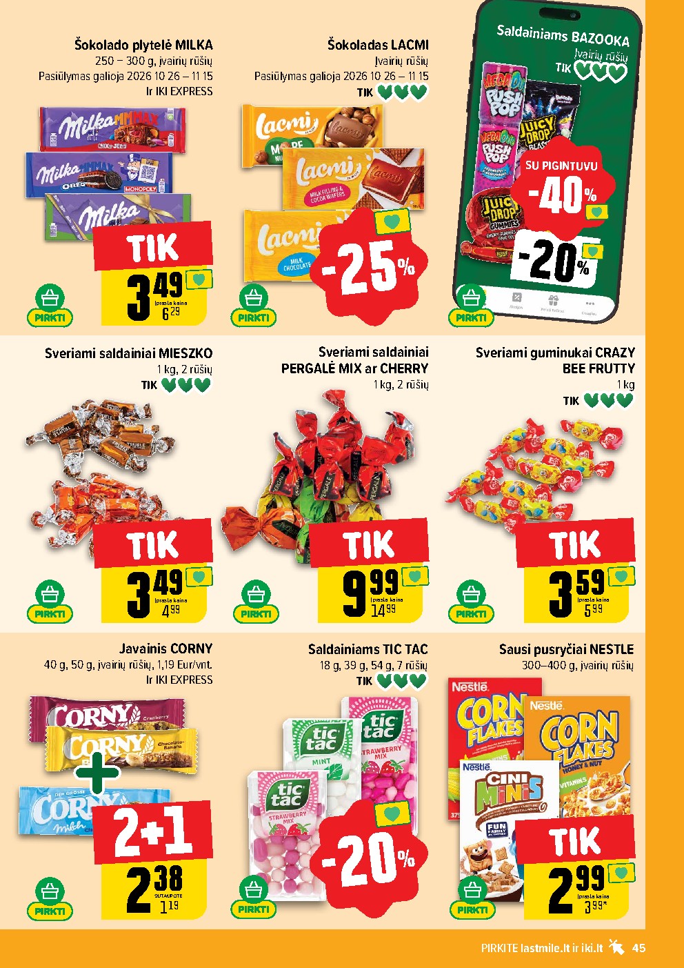 IKI Kainų leidinys Nr. 44 (2026-10-26 - 2026-11-01) | 45