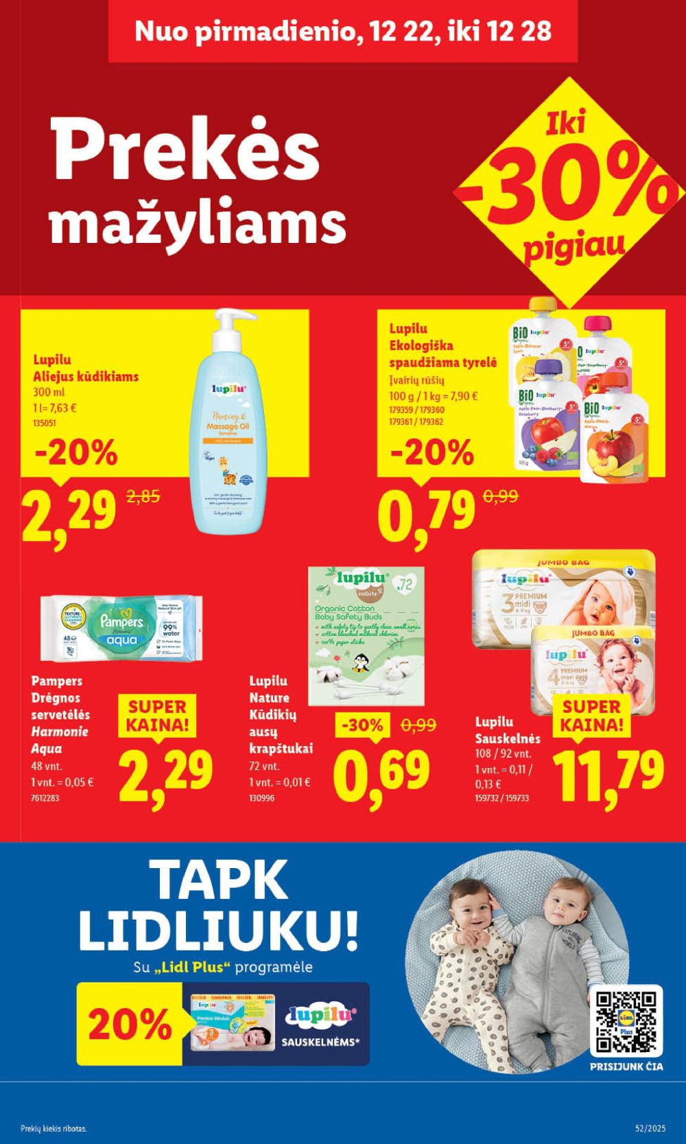 LIDL - Maisto prekių pasiūlymai (2025 12 22 - 2025 12 28) | 39