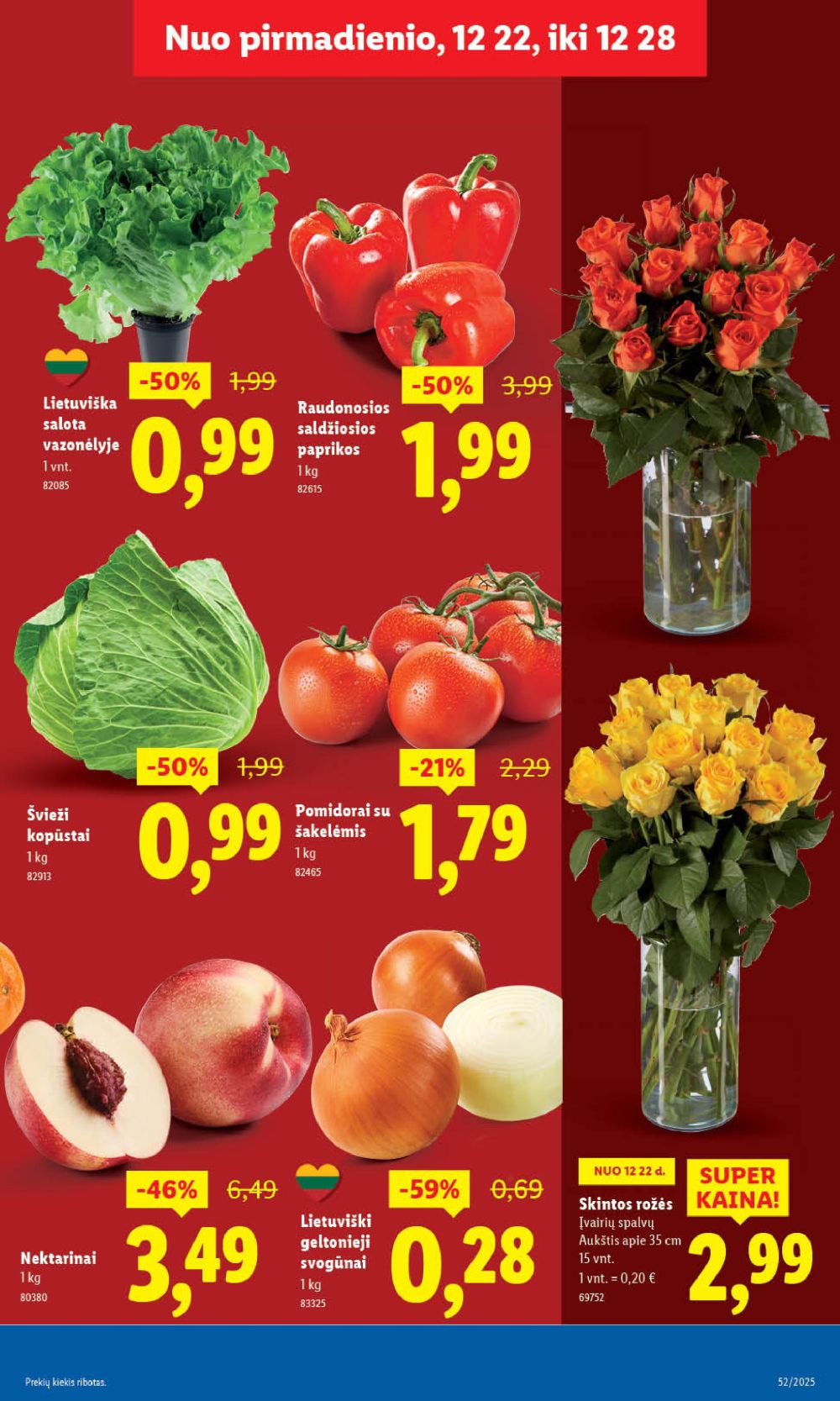 LIDL - Maisto prekių pasiūlymai (2025 12 22 - 2025 12 28) | 5