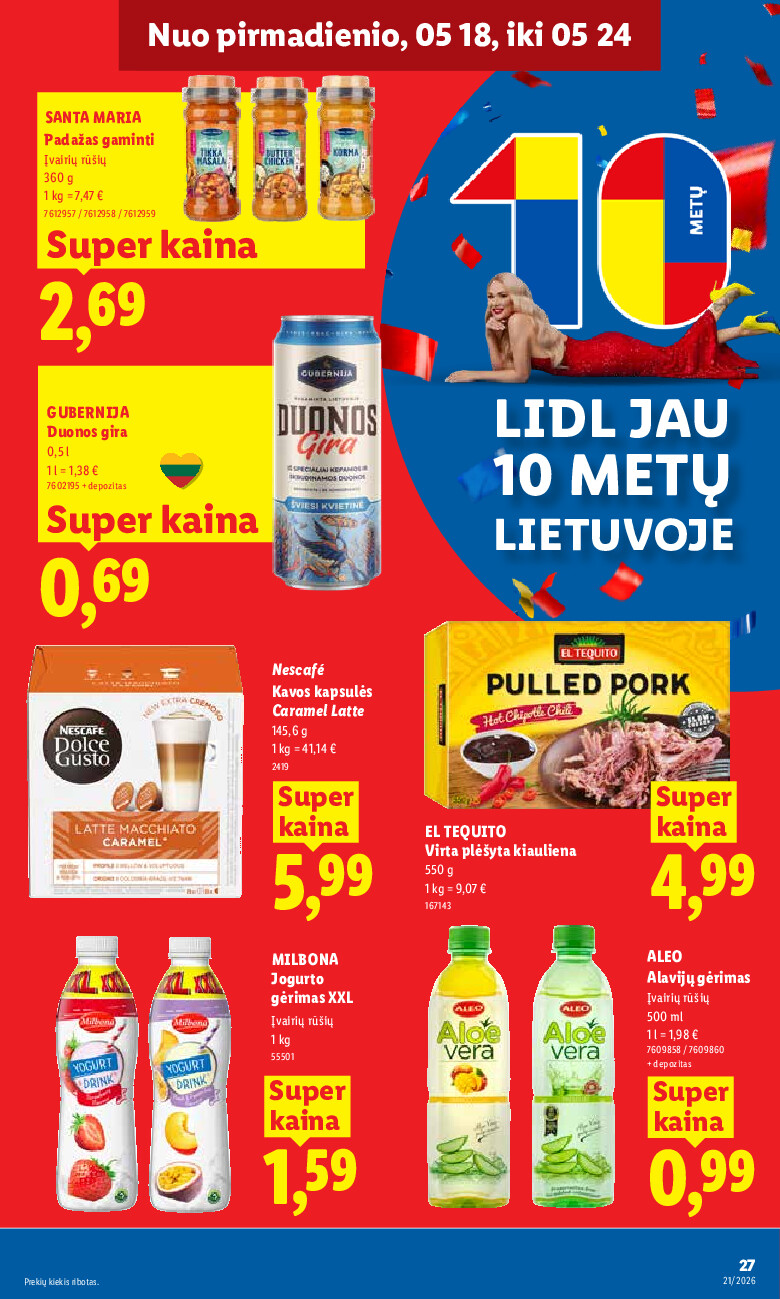 MAISTO PREKIŲ PASIŪLYMAI (2026-05-18 - 2026-05-24) | 23
