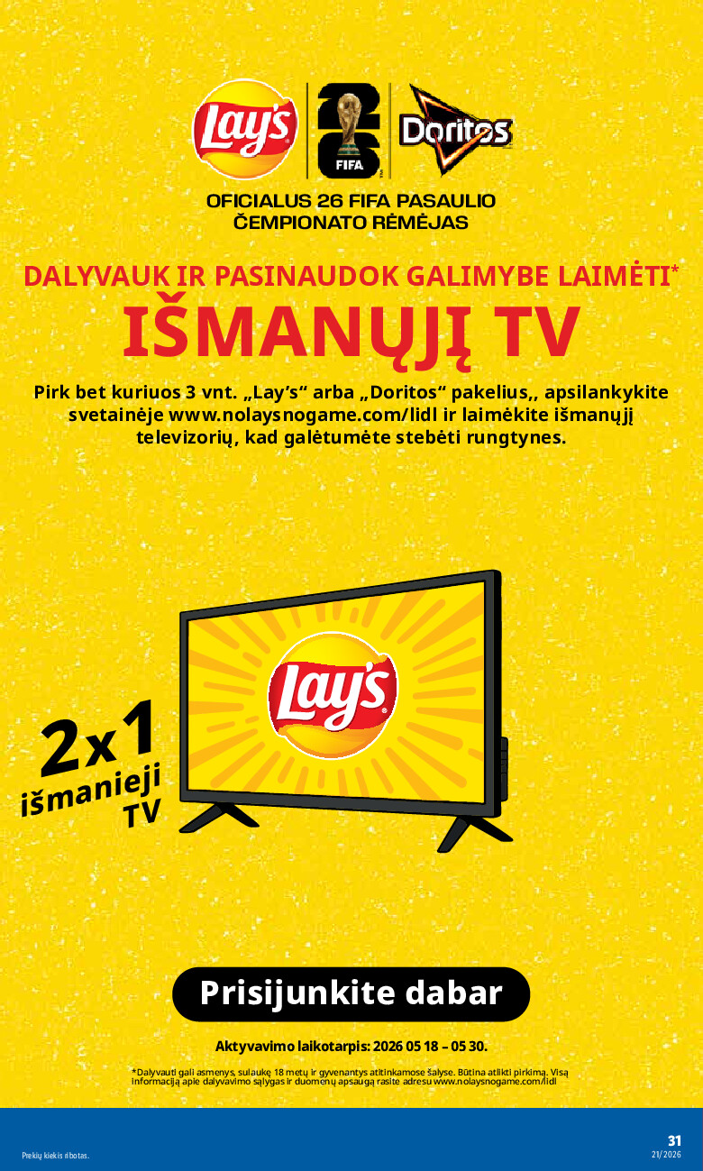 MAISTO PREKIŲ PASIŪLYMAI (2026-05-18 - 2026-05-24) | 27