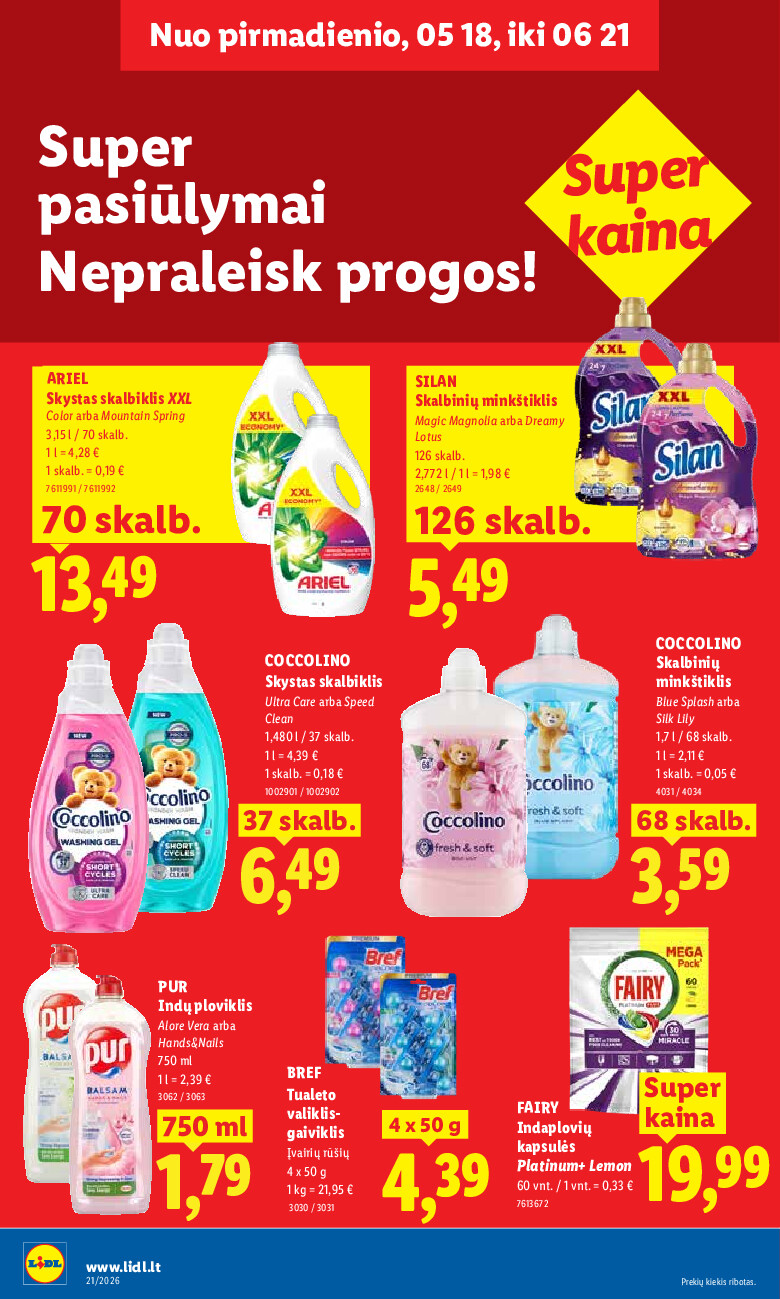 MAISTO PREKIŲ PASIŪLYMAI (2026-05-18 - 2026-05-24) | 32