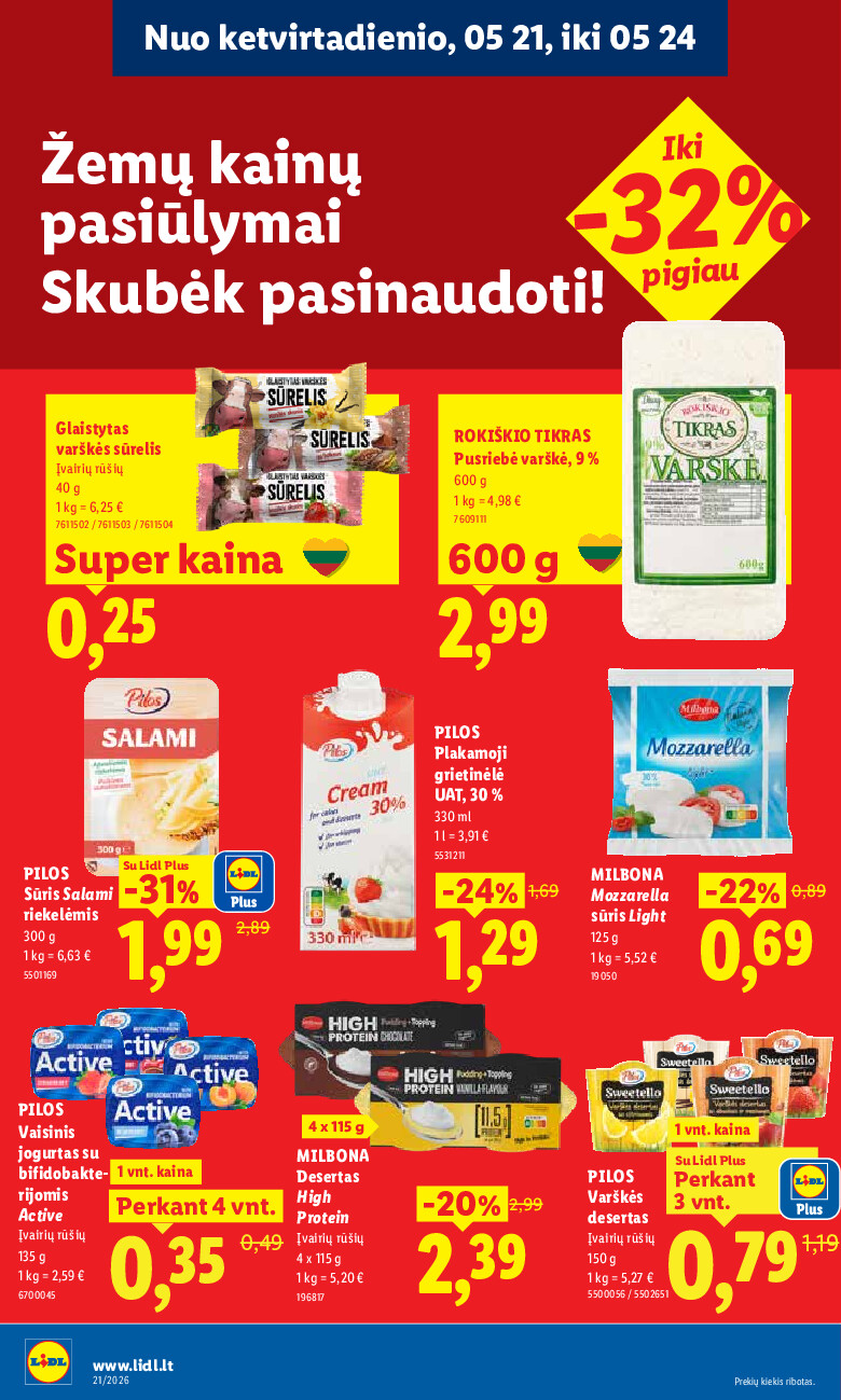 MAISTO PREKIŲ PASIŪLYMAI (2026-05-18 - 2026-05-24) | 34