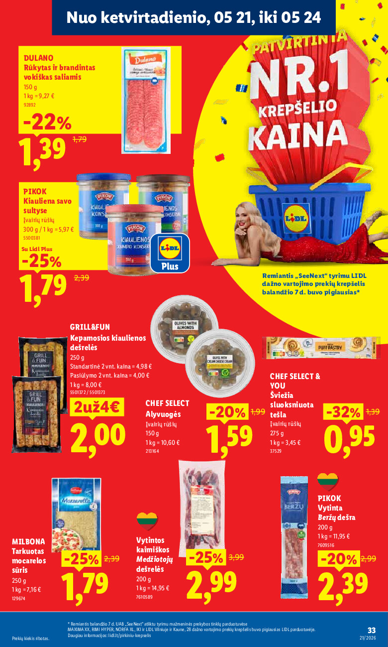 MAISTO PREKIŲ PASIŪLYMAI (2026-05-18 - 2026-05-24) | 35