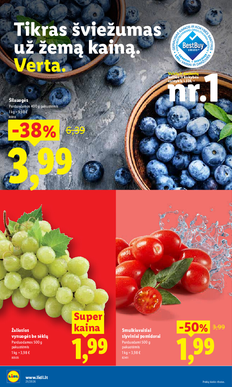 MAISTO PREKIŲ PASIŪLYMAI (2026-05-18 - 2026-05-24) | 38