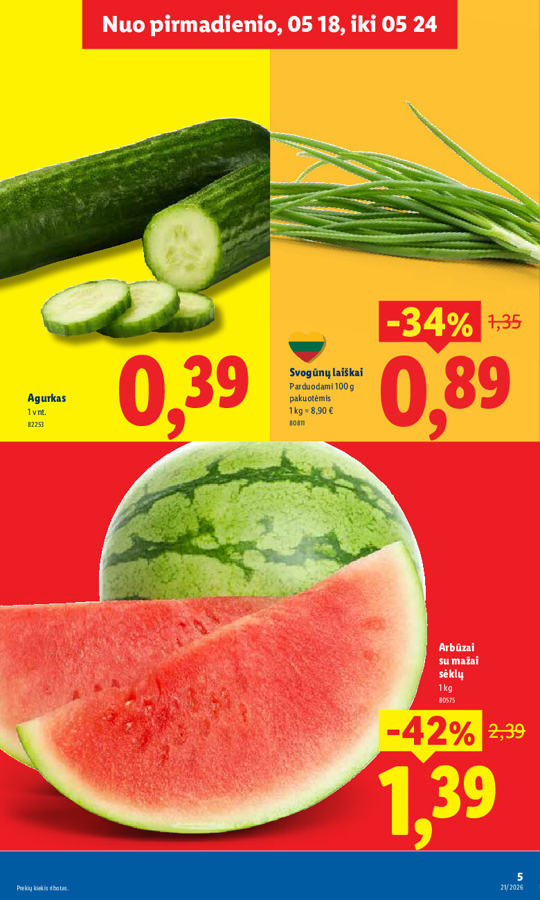 MAISTO PREKIŲ PASIŪLYMAI (2026-05-18 - 2026-05-24) | 5