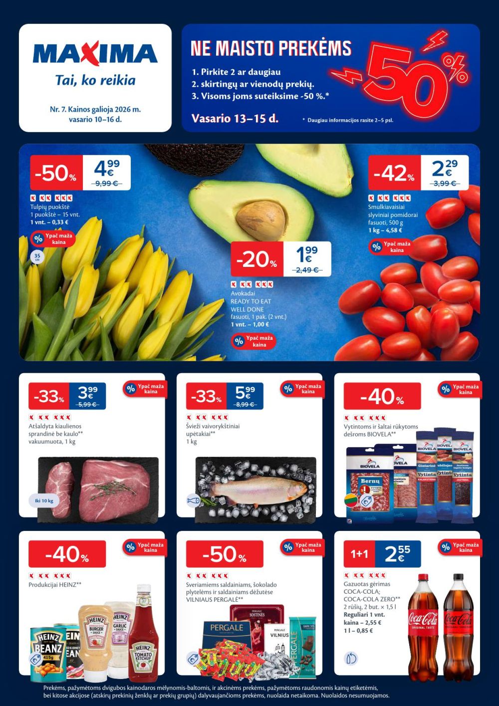 MAXIMA - Kaininis leidinys Nr.7 (2026 02 10 - 2026 02 16) | 1