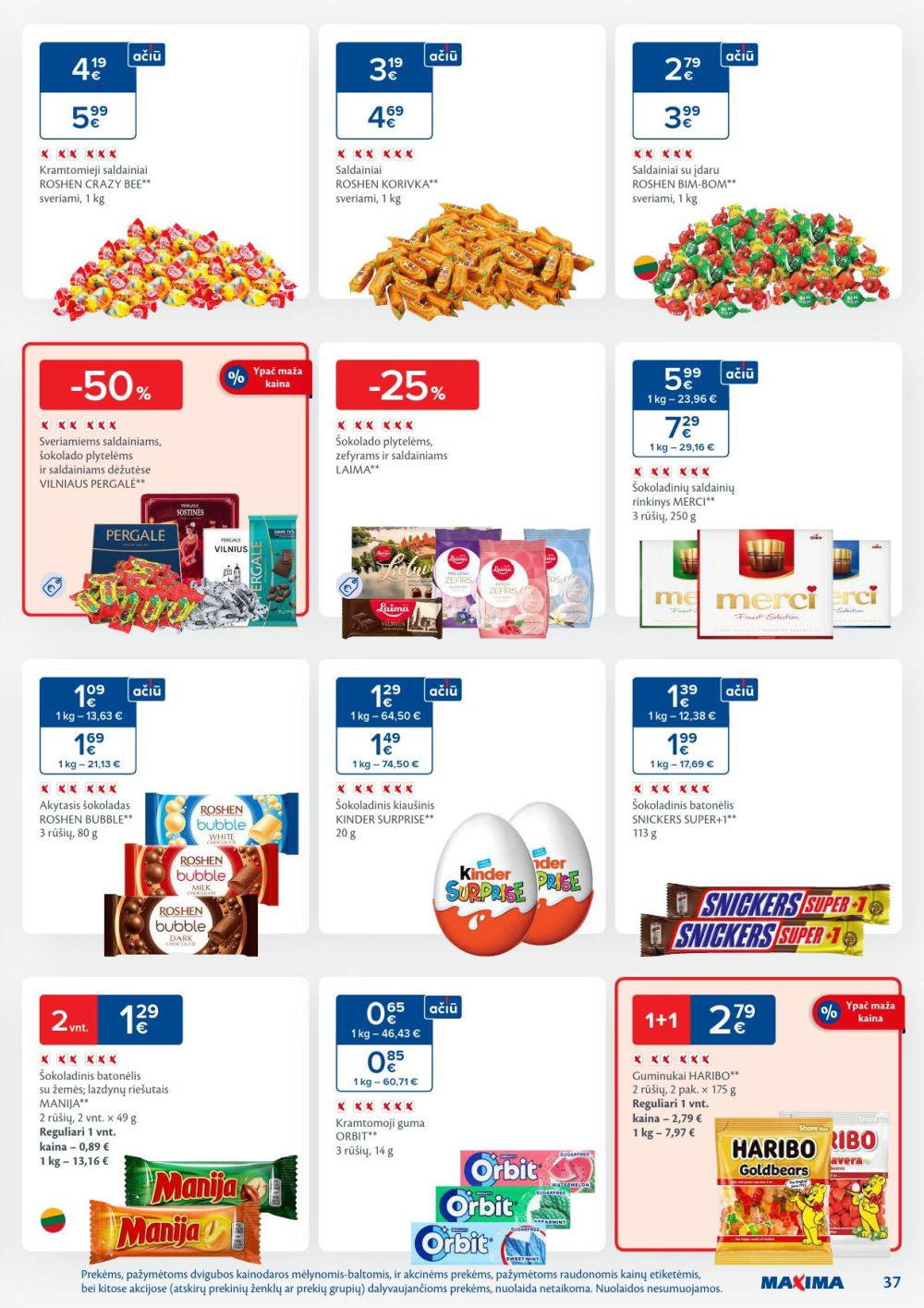 MAXIMA - Kaininis leidinys Nr.7 (2026 02 10 - 2026 02 16) | 37