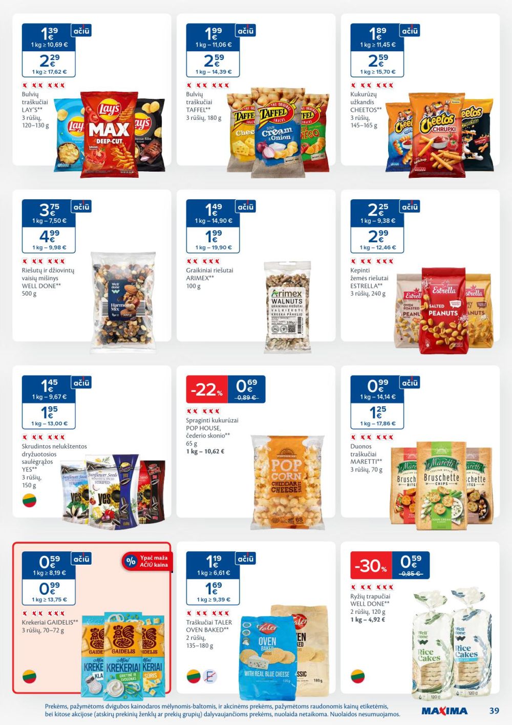 MAXIMA - Kaininis leidinys Nr.7 (2026 02 10 - 2026 02 16) | 39