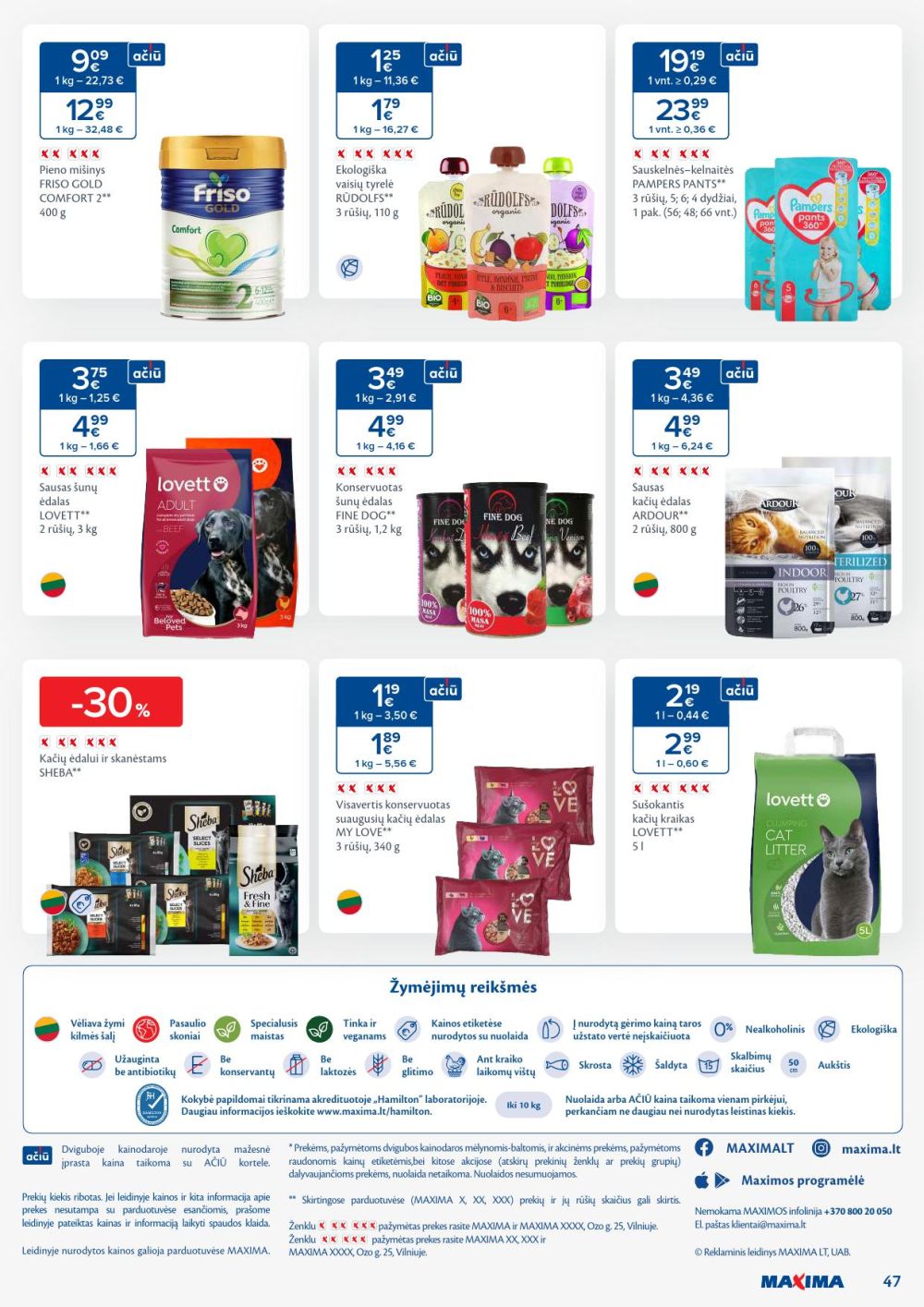 MAXIMA - Kaininis leidinys Nr.7 (2026 02 10 - 2026 02 16) | 47