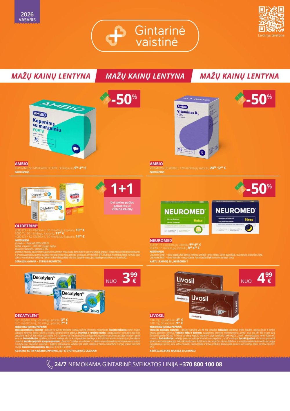 GINTARINĖ VAISTINĖ (2026 02 01 - 2026 02 28) | 1