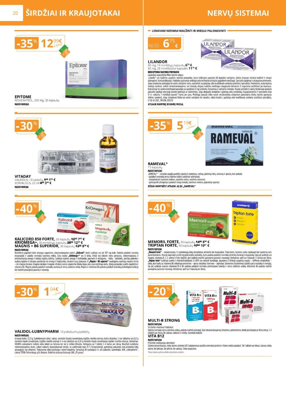 GINTARINĖ VAISTINĖ (2026 02 01 - 2026 02 28) | 20