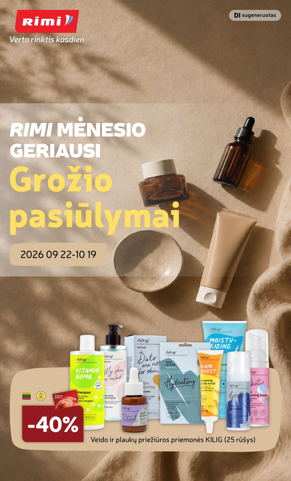 RIMI - GROŽIO prekių katalogas (2026 09 22 - 2026 10 19) | 1