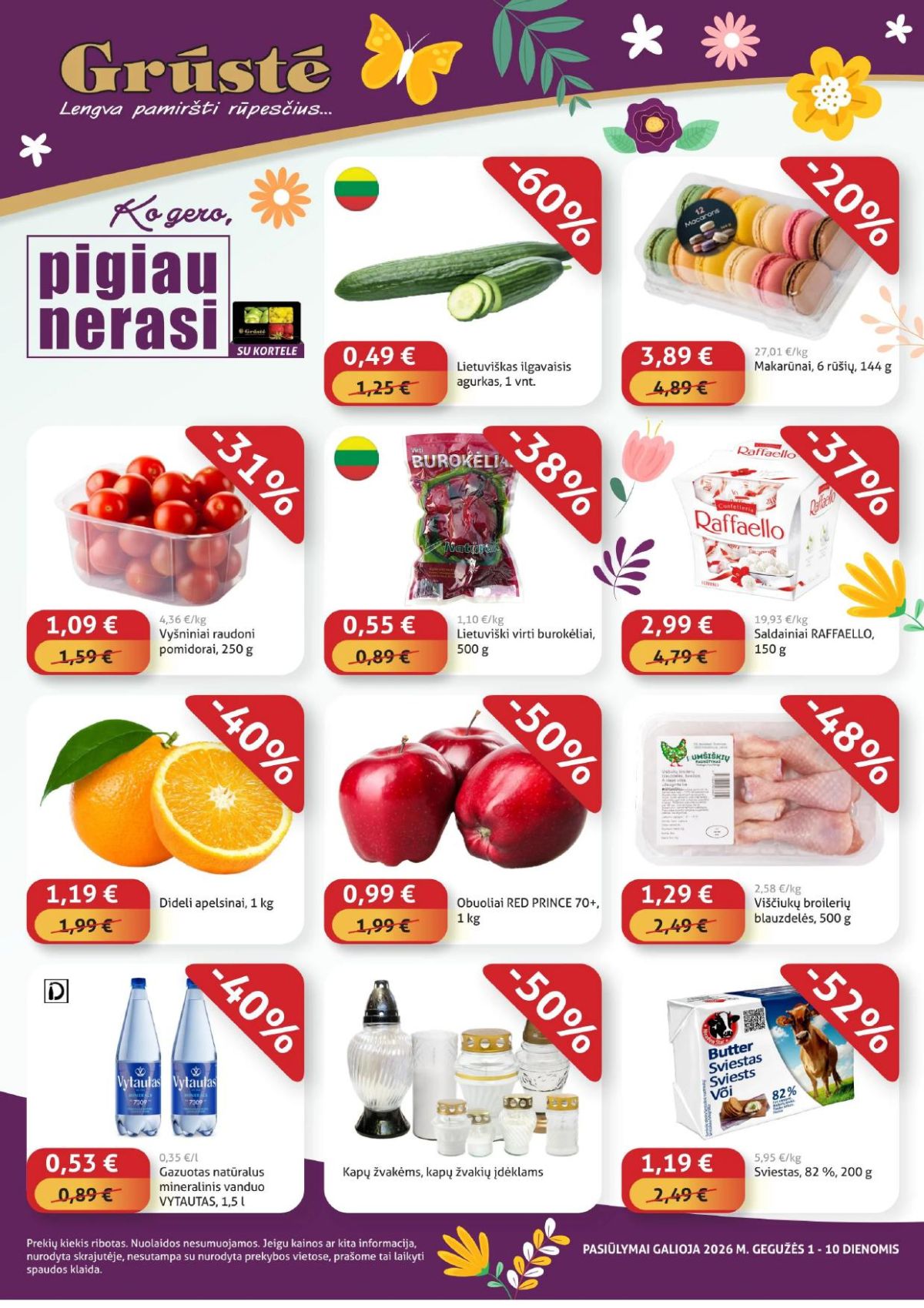 GRŪSTĖ - Ko gero pigiau nerasi (2026 05 01 - 2026 05 10) | 1