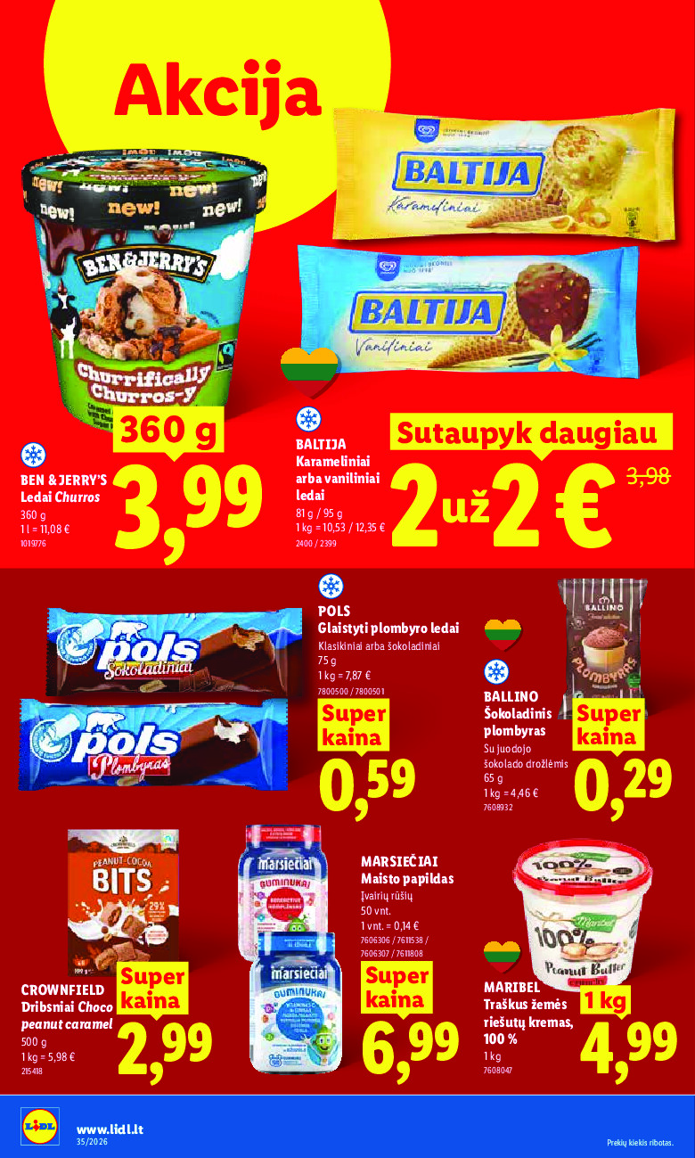 MAISTO PREKIŲ PASIŪLYMAI (2026-08-24 - 2026-08-30) | 12