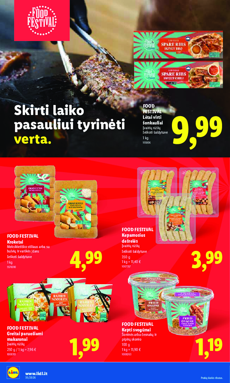 MAISTO PREKIŲ PASIŪLYMAI (2026-08-24 - 2026-08-30) | 18