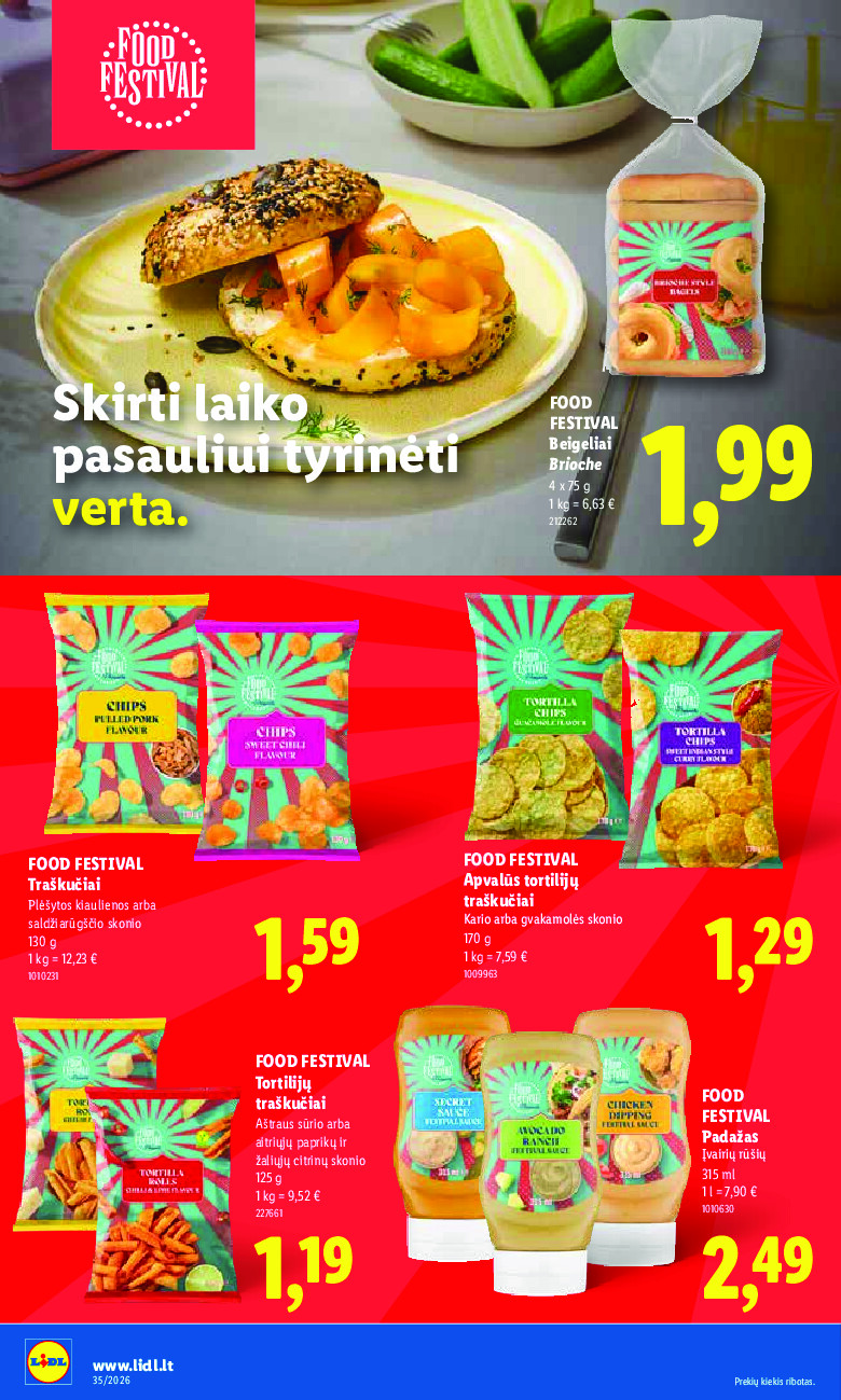 MAISTO PREKIŲ PASIŪLYMAI (2026-08-24 - 2026-08-30) | 20