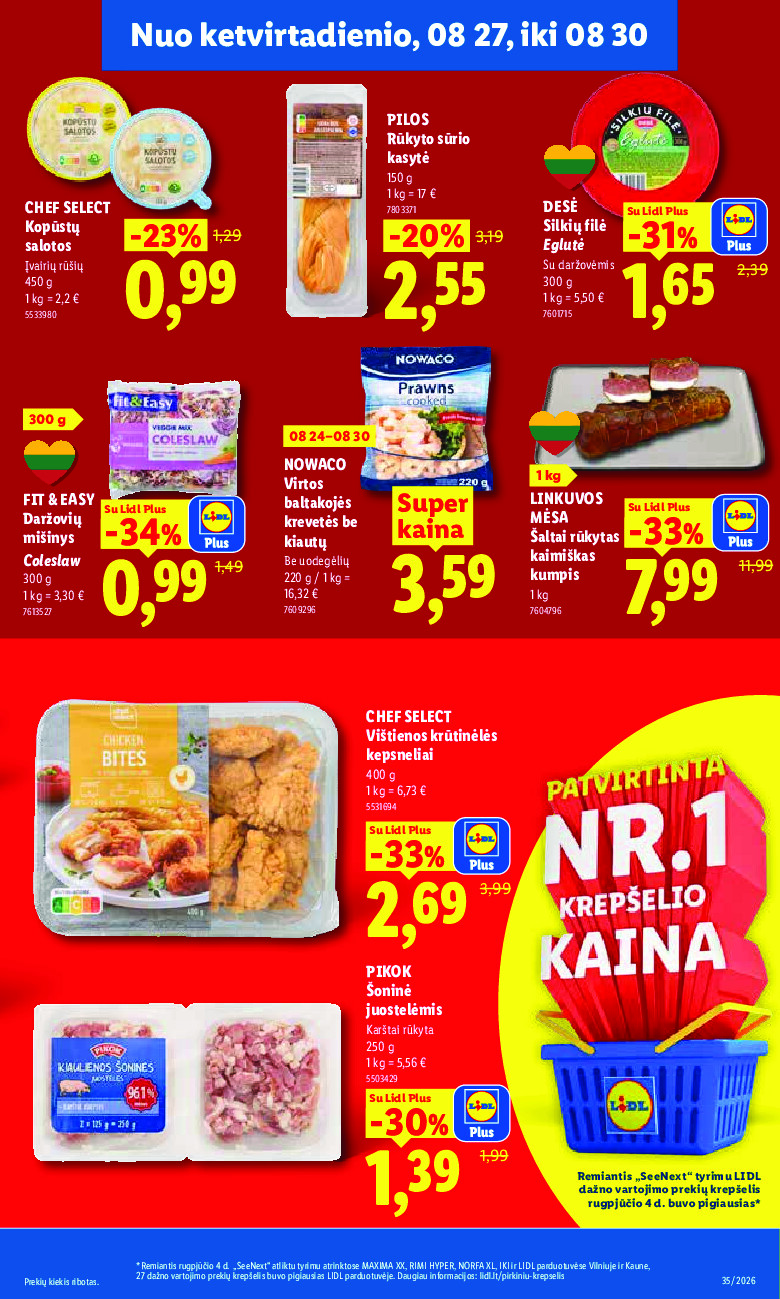 MAISTO PREKIŲ PASIŪLYMAI (2026-08-24 - 2026-08-30) | 31