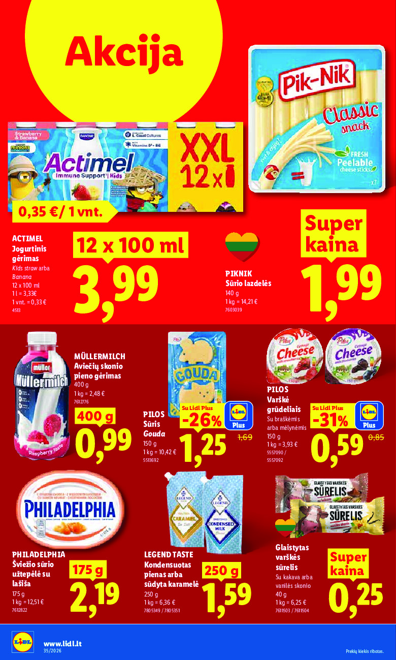 MAISTO PREKIŲ PASIŪLYMAI (2026-08-24 - 2026-08-30) | 10