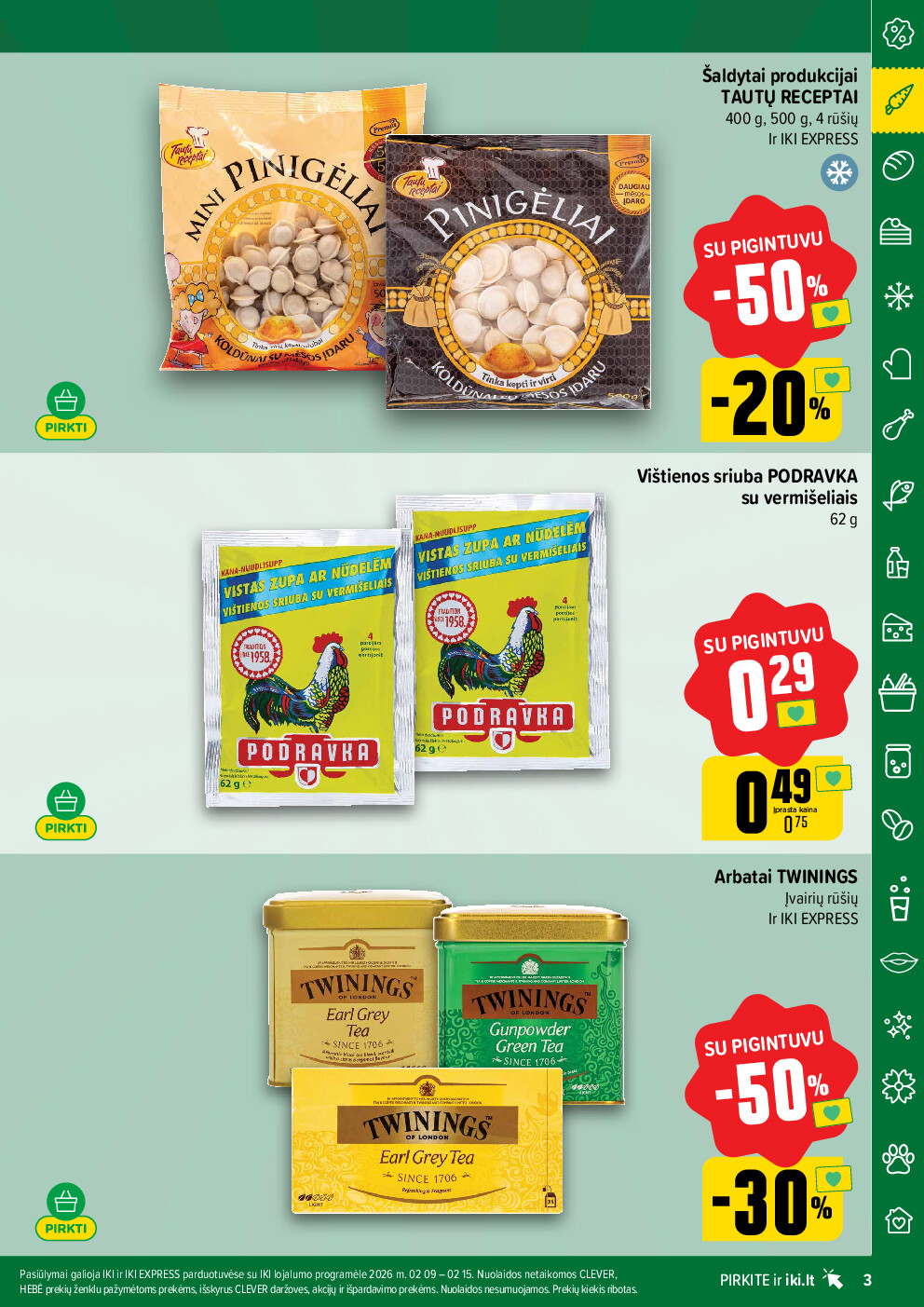 PIGINTUVO pasiūlymai Nr. 07 (2026-02-09 - 2026-02-15) | 3