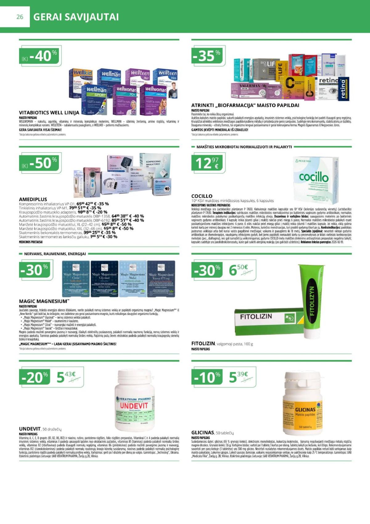 NVAISTINĖ (2026 03 01 - 2026 03 31) | 26