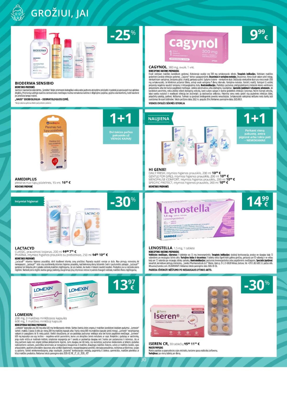 NVAISTINĖ (2026 03 01 - 2026 03 31) | 30