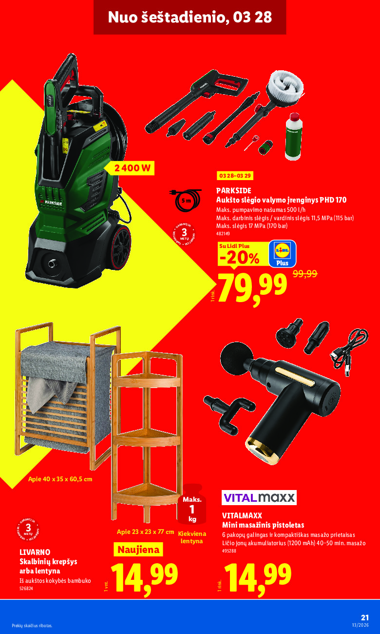 NE MAISTO PREKIŲ PASIŪLYMAI (2026-03-23 - 2026-03-29) | 21