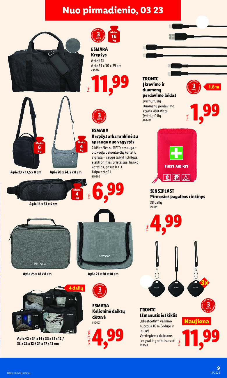 NE MAISTO PREKIŲ PASIŪLYMAI (2026-03-23 - 2026-03-29) | 9