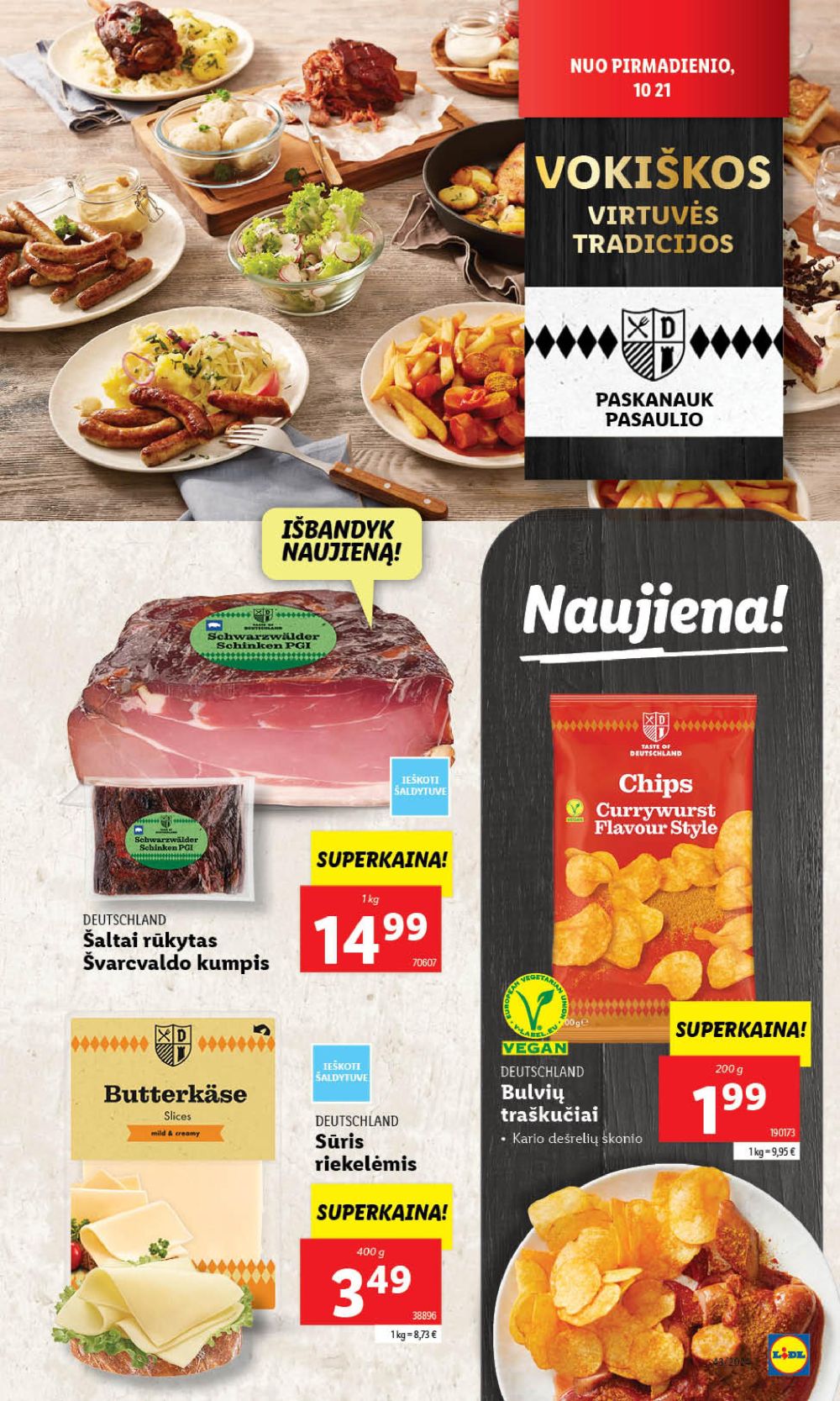 LIDL - Vokiškos virtuvės tradicijos (2024 10 21 - 2024 10 27) | 1