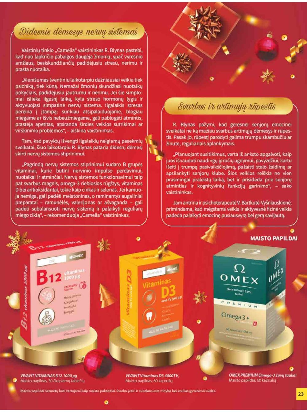CAMELIA - Leidinys Nr.12 (2025 12 01 - 2025 12 31) | 23