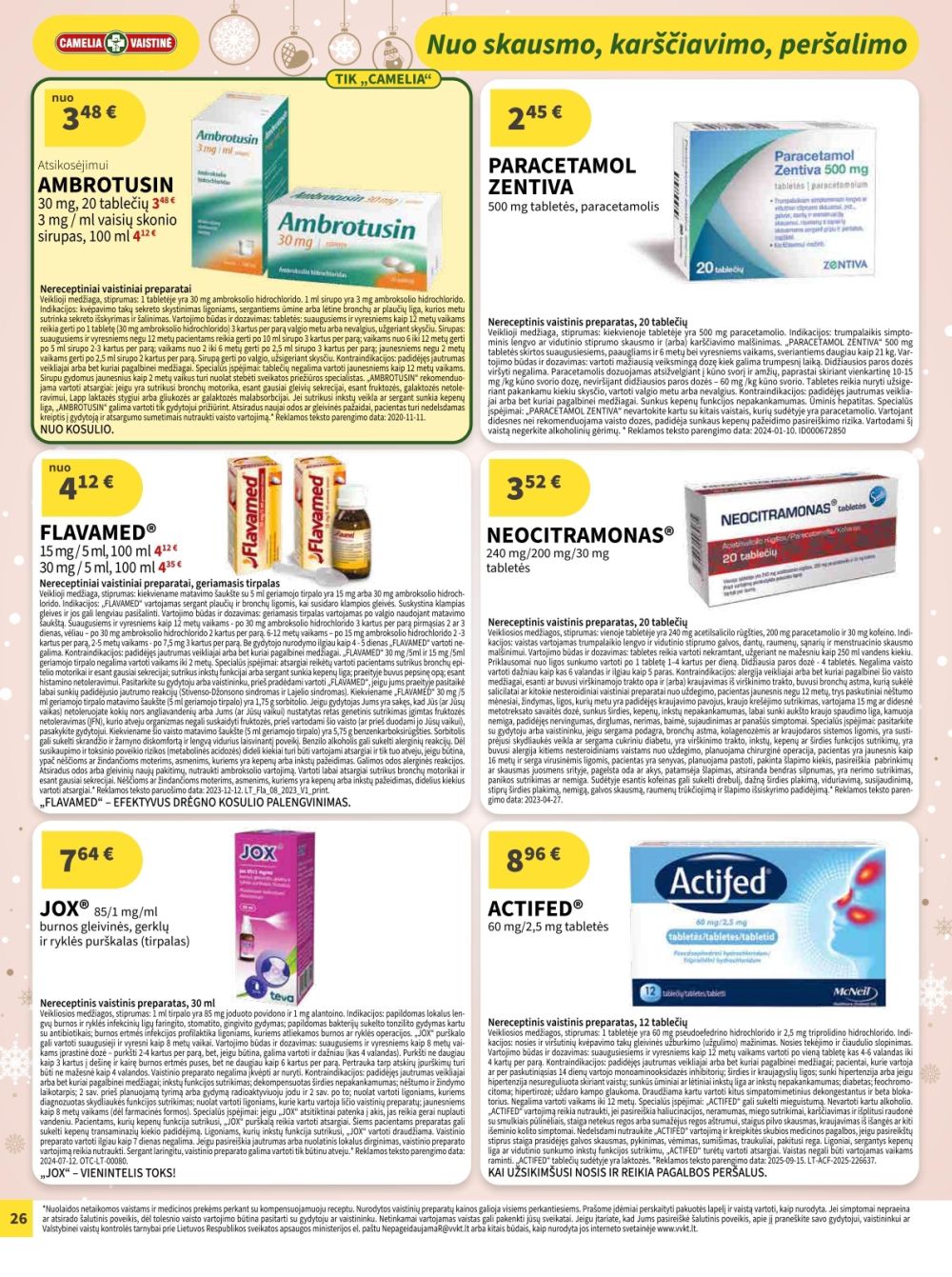 CAMELIA - Leidinys Nr.12 (2025 12 01 - 2025 12 31) | 26