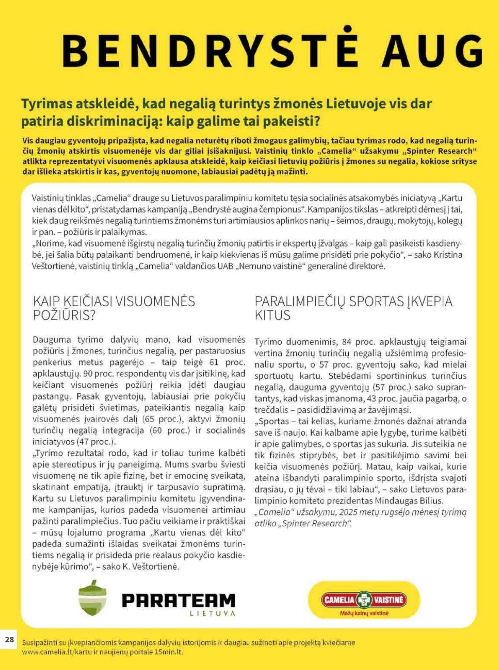 CAMELIA - Leidinys Nr.12 (2025 12 01 - 2025 12 31) | 28