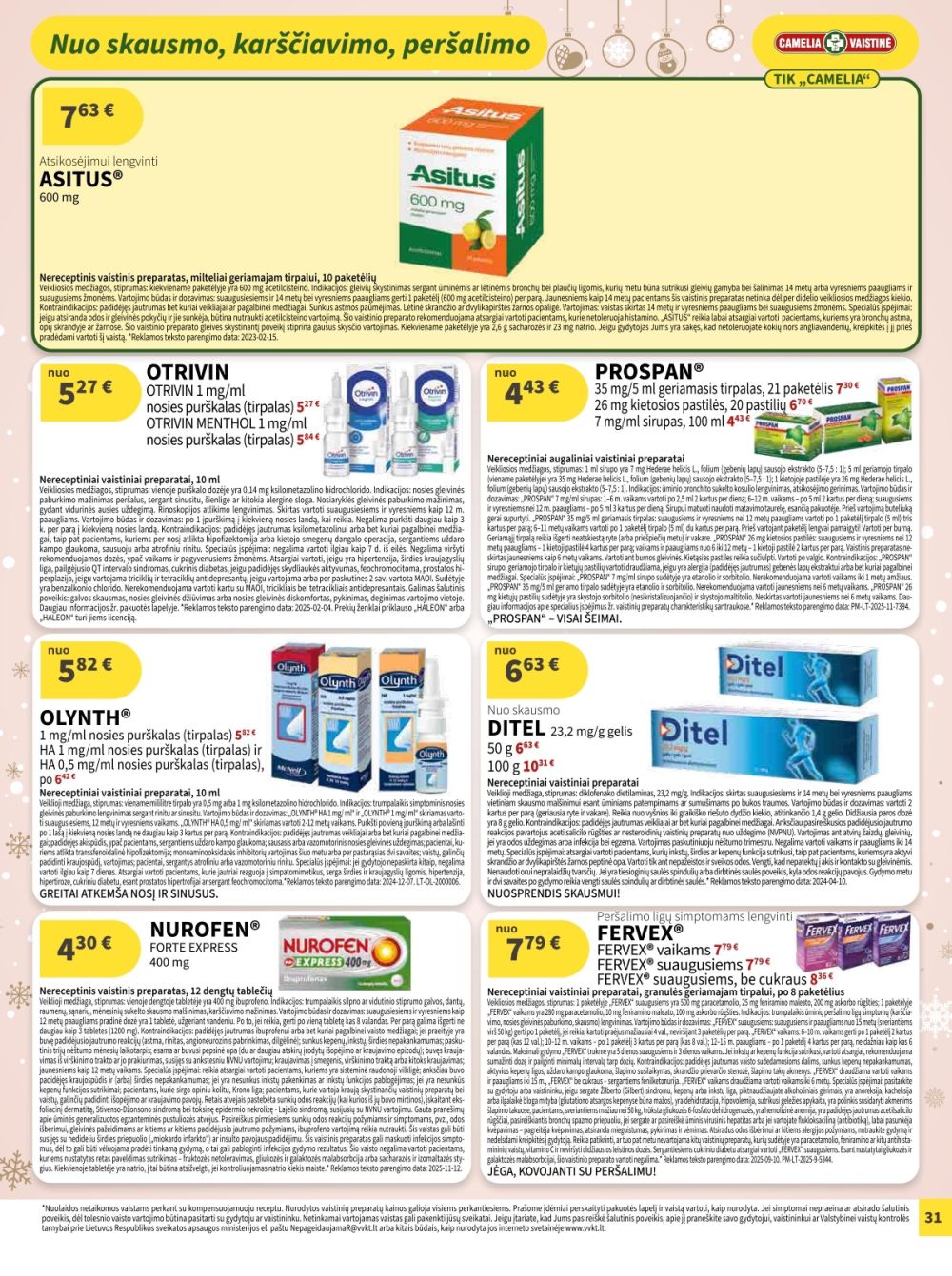 CAMELIA - Leidinys Nr.12 (2025 12 01 - 2025 12 31) | 31