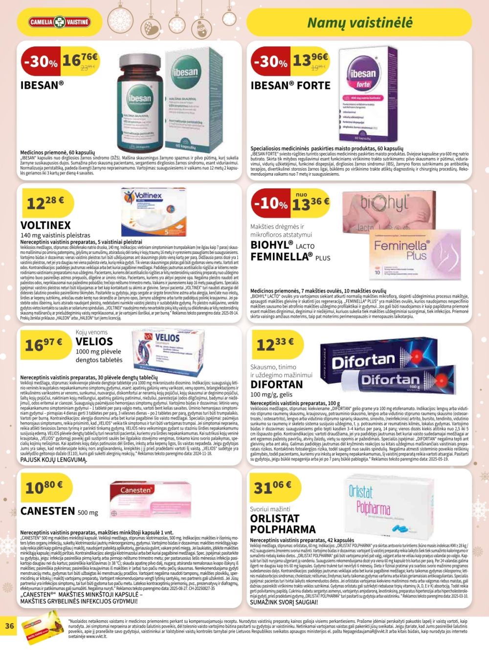 CAMELIA - Leidinys Nr.12 (2025 12 01 - 2025 12 31) | 36