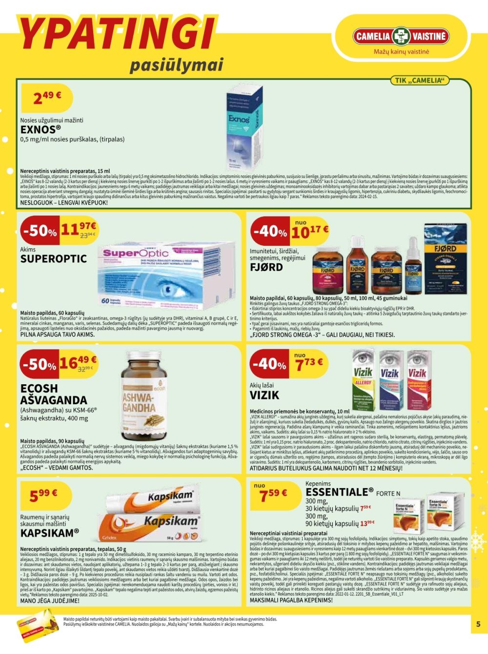 CAMELIA - Leidinys Nr.12 (2025 12 01 - 2025 12 31) | 5