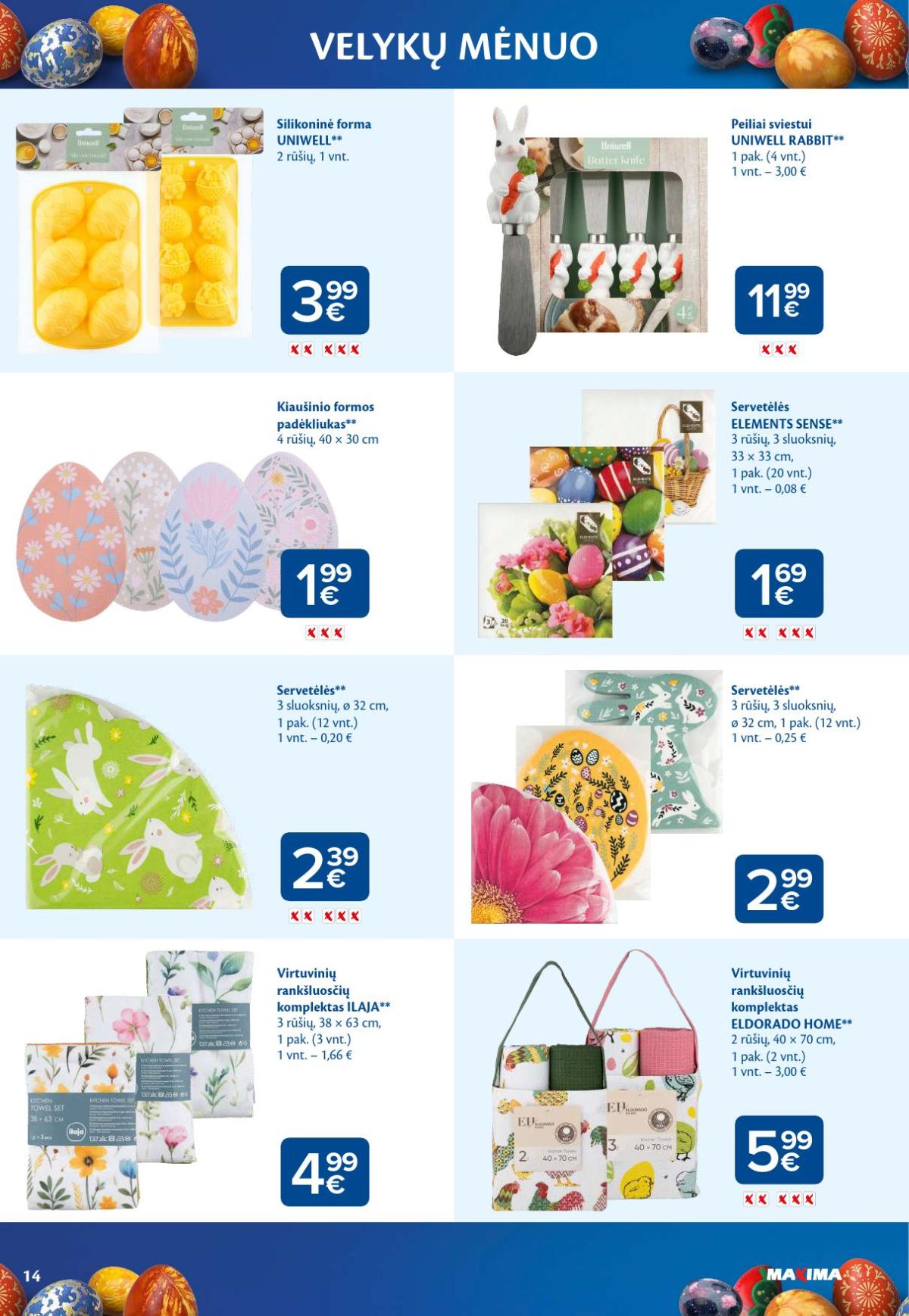 MAXIMA - VELYKŲ MĖNUO (2026 03 03 - 2026 03 09) | 14