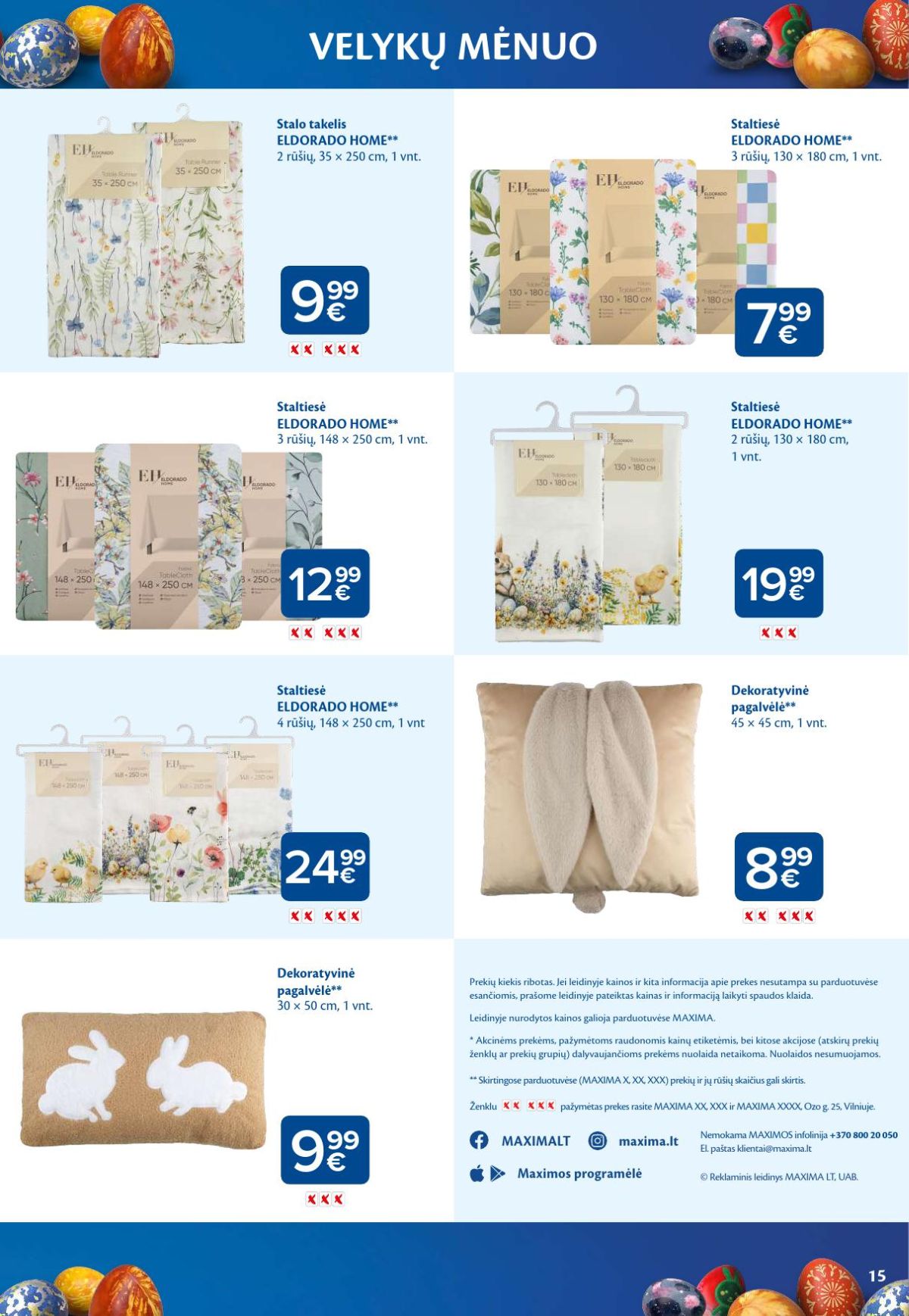 MAXIMA - VELYKŲ MĖNUO (2026 03 03 - 2026 03 09) | 15