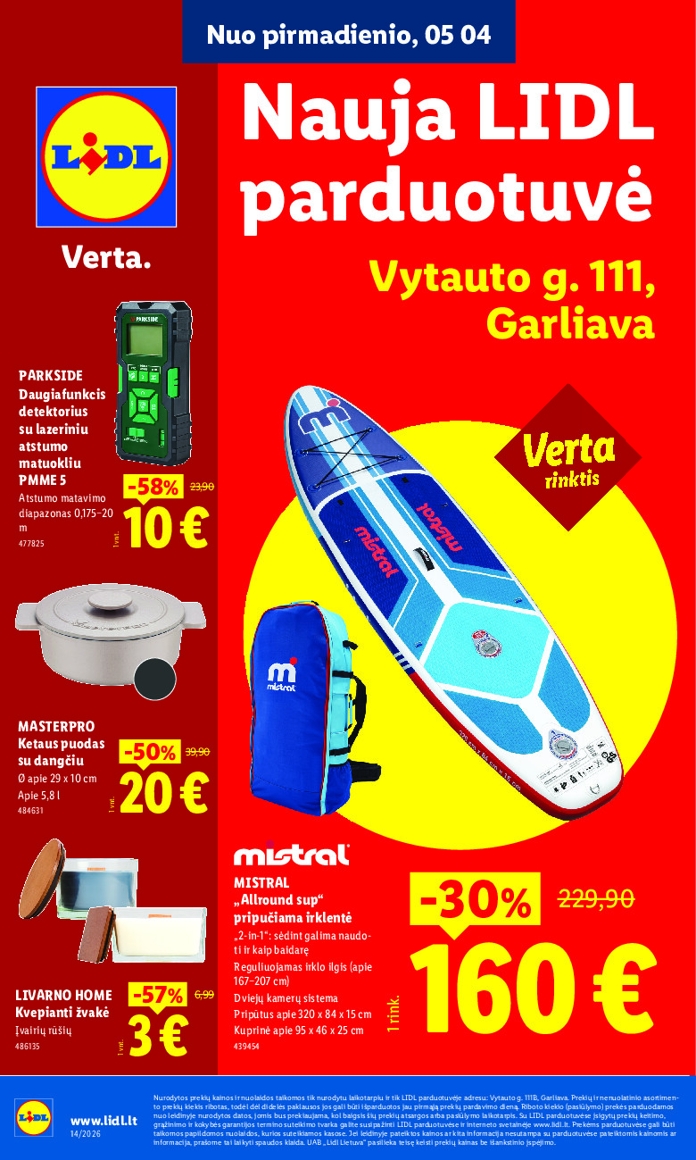 Nauja parduotuvė Garliavoje (2026-05-04 - 2026-05-10) | 1