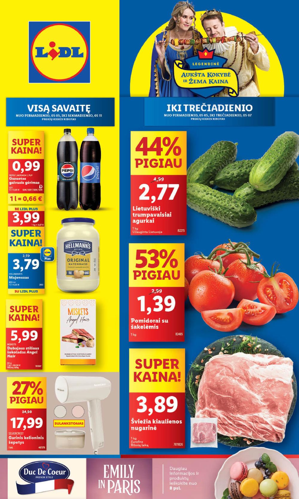 LIDL - Maisto prekių pasiūlymai (2025 05 05 - 2025 05 11) | 1