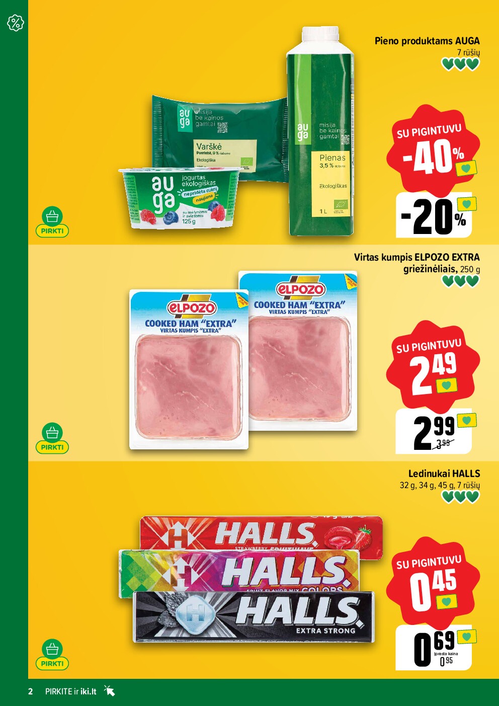 PIGINTUVO pasiūlymai Nr. 03 (2026-01-12 - 2026-01-18) | 2