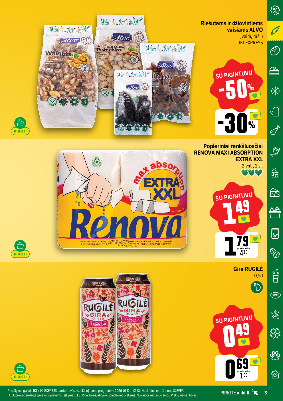 PIGINTUVO pasiūlymai Nr. 03 (2026-01-12 - 2026-01-18) | 3