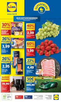 LIDL - Maisto prekių pasiūlymai (2025 05 15 - 2025 05 18)
