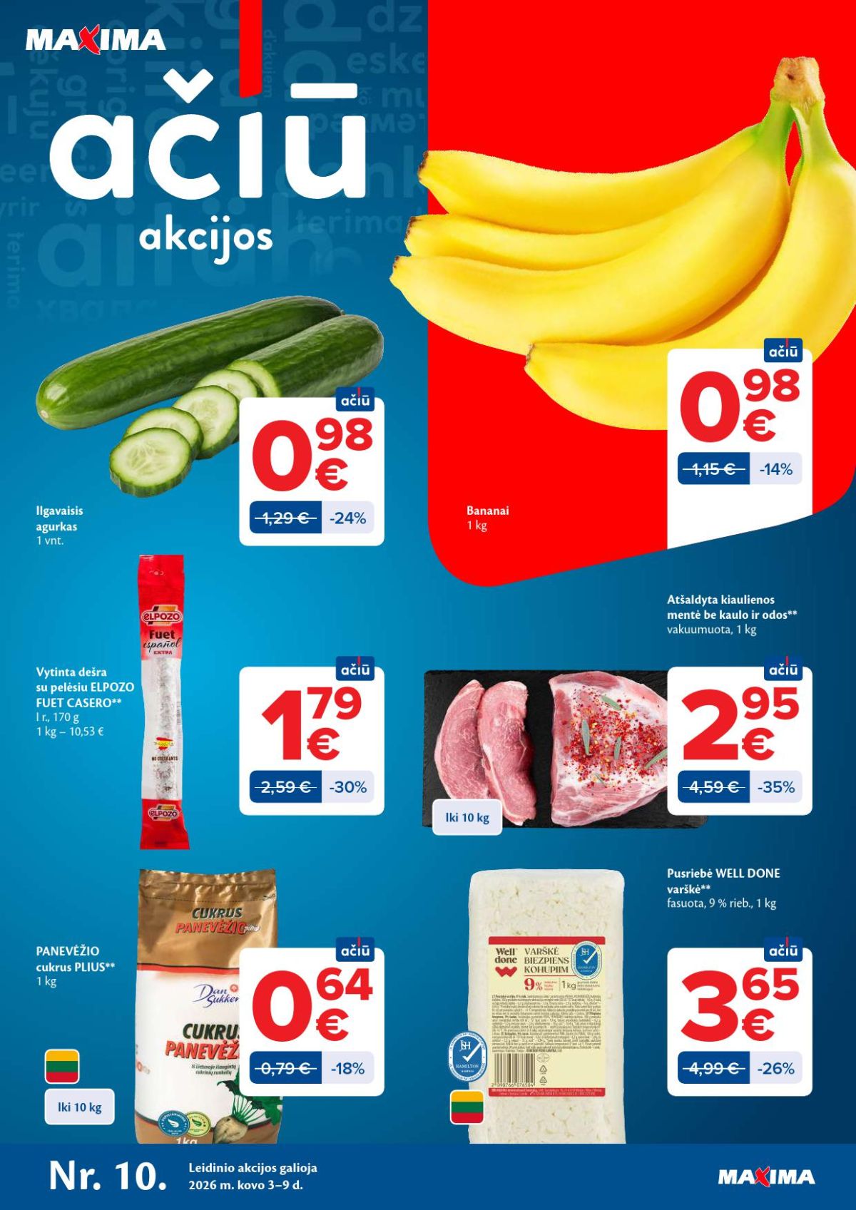 MAXIMA - Kaininis leidinys Nr.10 (2026 03 03 - 2026 03 09) | 1