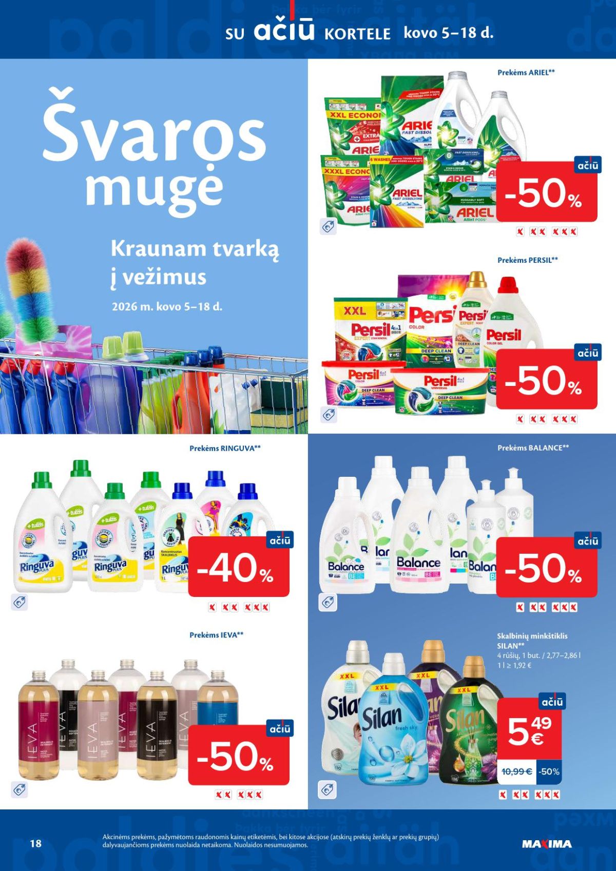 MAXIMA - Kaininis leidinys Nr.10 (2026 03 03 - 2026 03 09) | 18