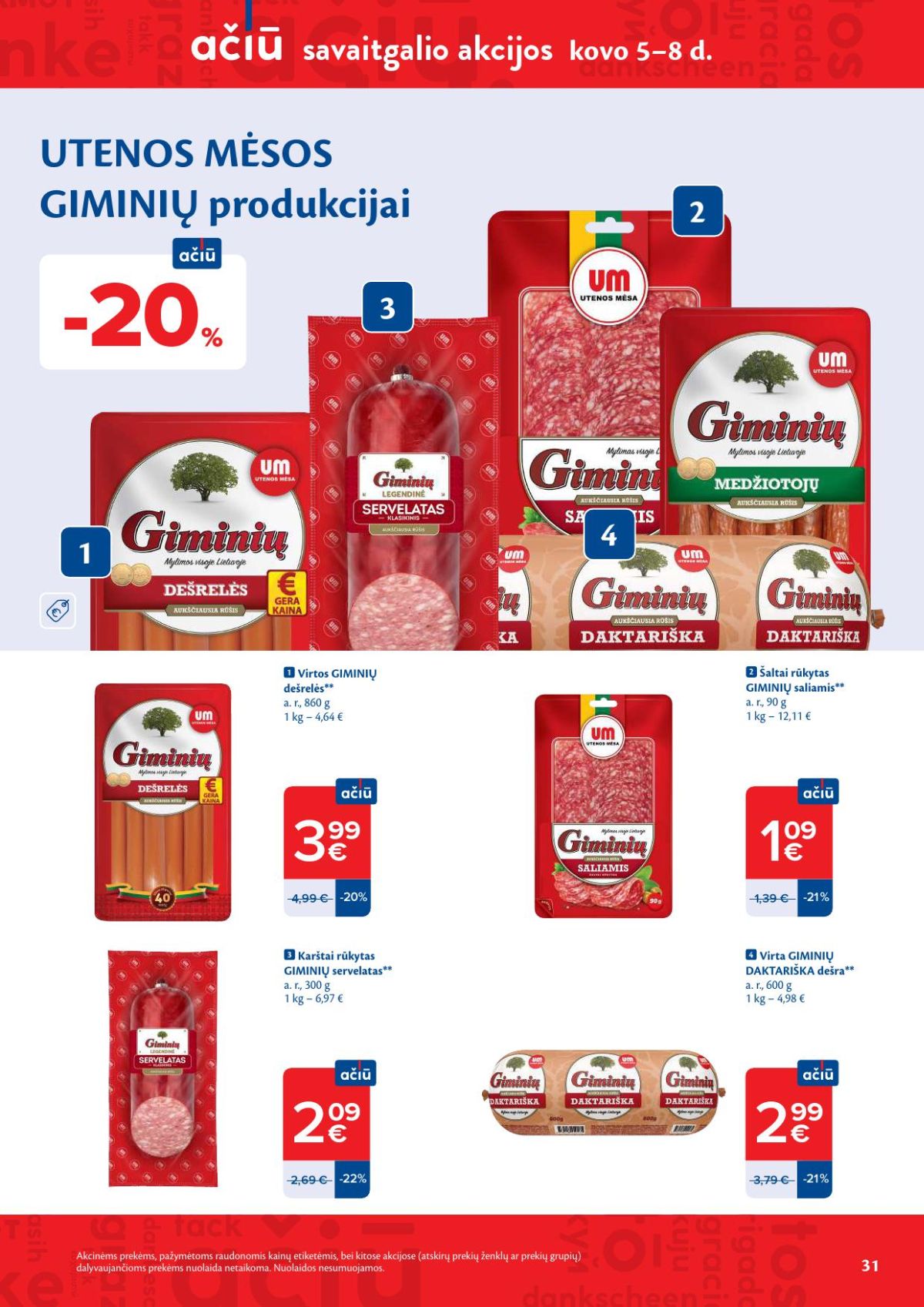 MAXIMA - Kaininis leidinys Nr.10 (2026 03 03 - 2026 03 09) | 31