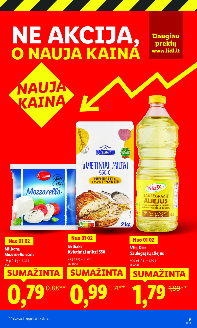 Ne akcija, o nauja kaina (2026-01-05 - 2026-02-22) | 9