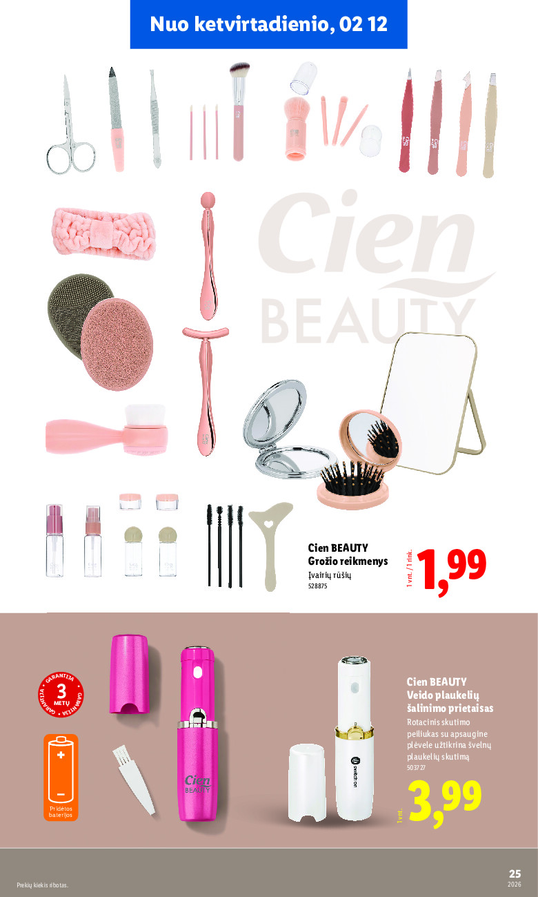 Grožio festivalis (2026-02-09 - 2026-02-25) | 25