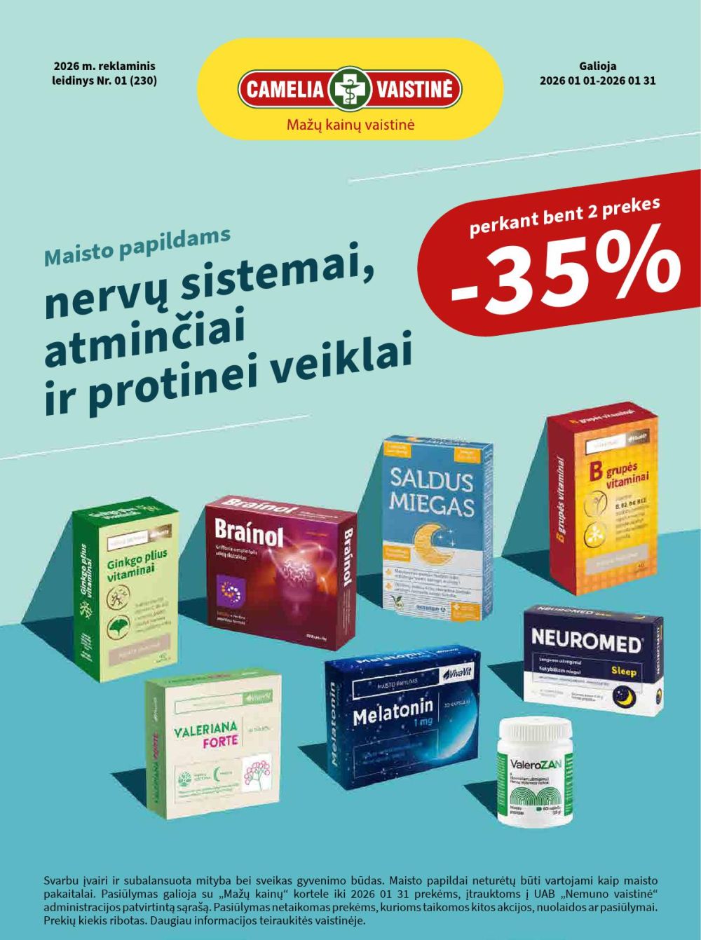 CAMELIA - Leidinys Nr.1 (2026 01 01 - 2026 01 31) | 1